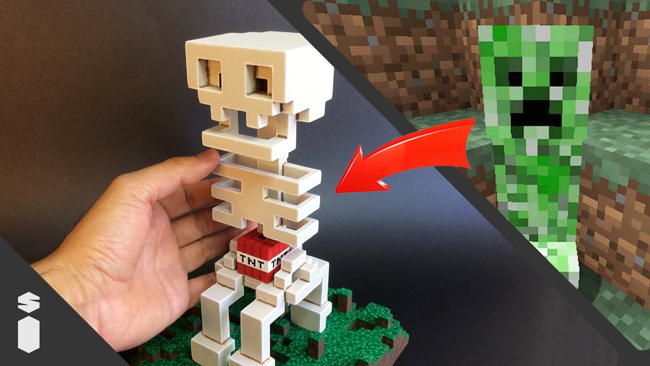 Minecraft - Creeper or Skeleton – Brush Tips Art Studio