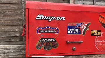 Vintage Tool Box Restoration (Snap-0n 1980s Made In Canada)