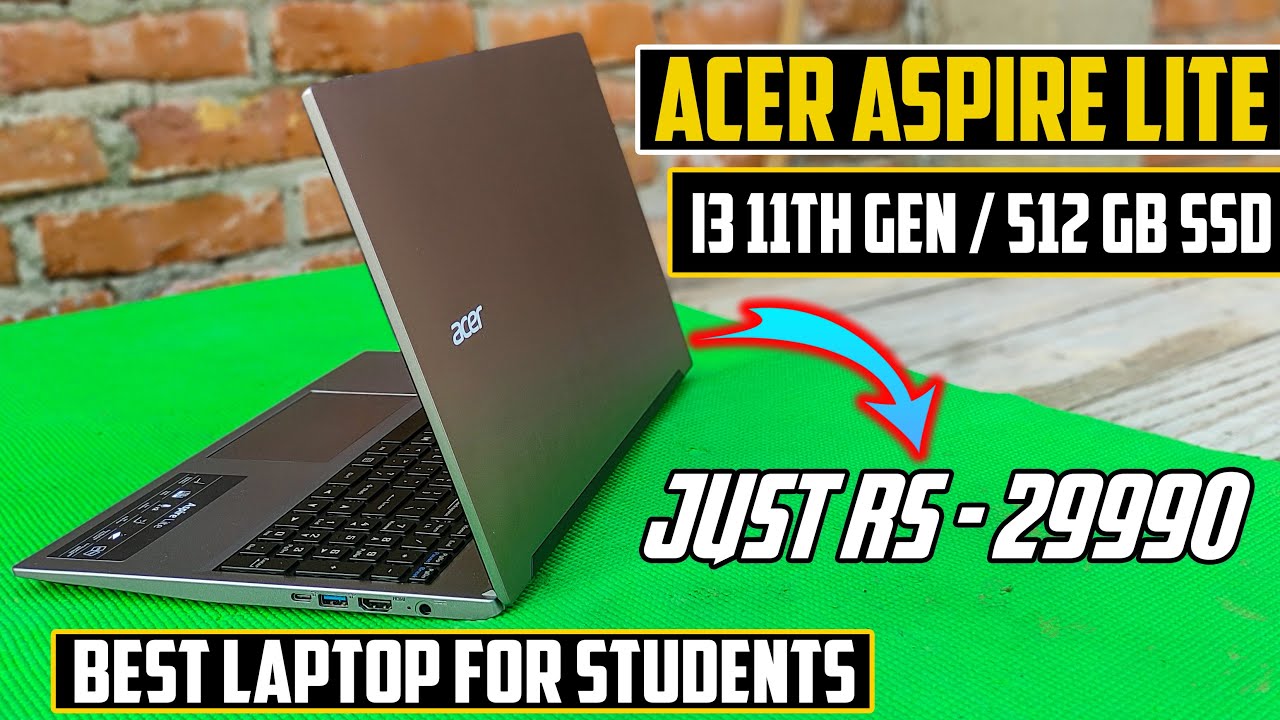 Acer Aspire Lite 11th Gen Intel Core i31115G4 Laptop unboxing and review Best laptop under