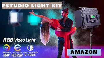 Ambitful FL80 RGB Studio Light Kit Review with APP Control