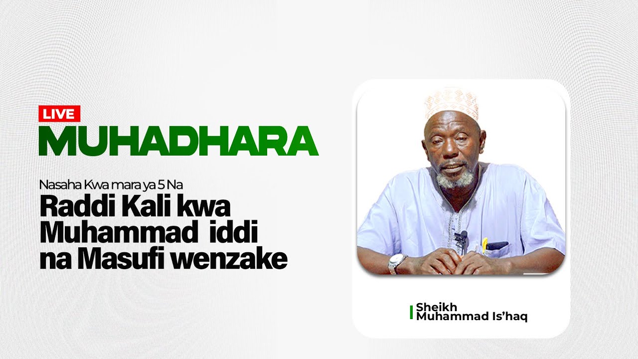 LIVE -  RADDI NO. 5 KALI KWA MUHAMMAD IDDI NA MASUFI WENZAKE