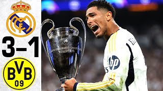 Real Madrid vs Borussia Dortmund 3-1 - All Goals and Highlights - 2024 💥 BELLINGHAM