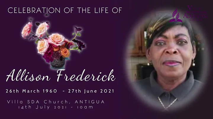Celebrating the Life of Allison Frederick|| 14th J...