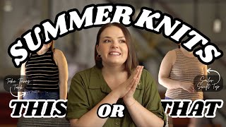 Reviewing My Summer Knits & HOT WEATHER Patterns You Haven't Seen! | PATTERN ROUNDUP |aka Nora Knits