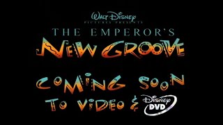 The Emperors New Groove - 2001 Dvdvhs Trailer