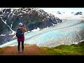 HIKING ALASKA&#39;S HARDING ICEFIELD TRAIL by the EXIT GLACIER and SALMON FISHING ON THE KENAI RIVER