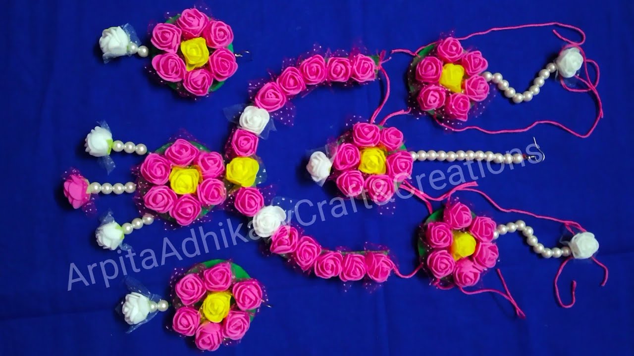 Handmade Flower jewellery making YouTube