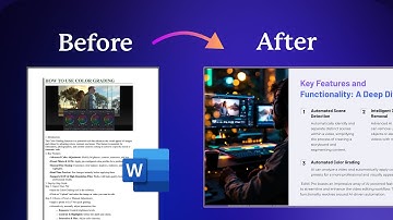 How to convert Word Documents into Presentations with AI