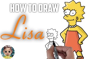 How To Draw Lisa Simpson | The Simpsons