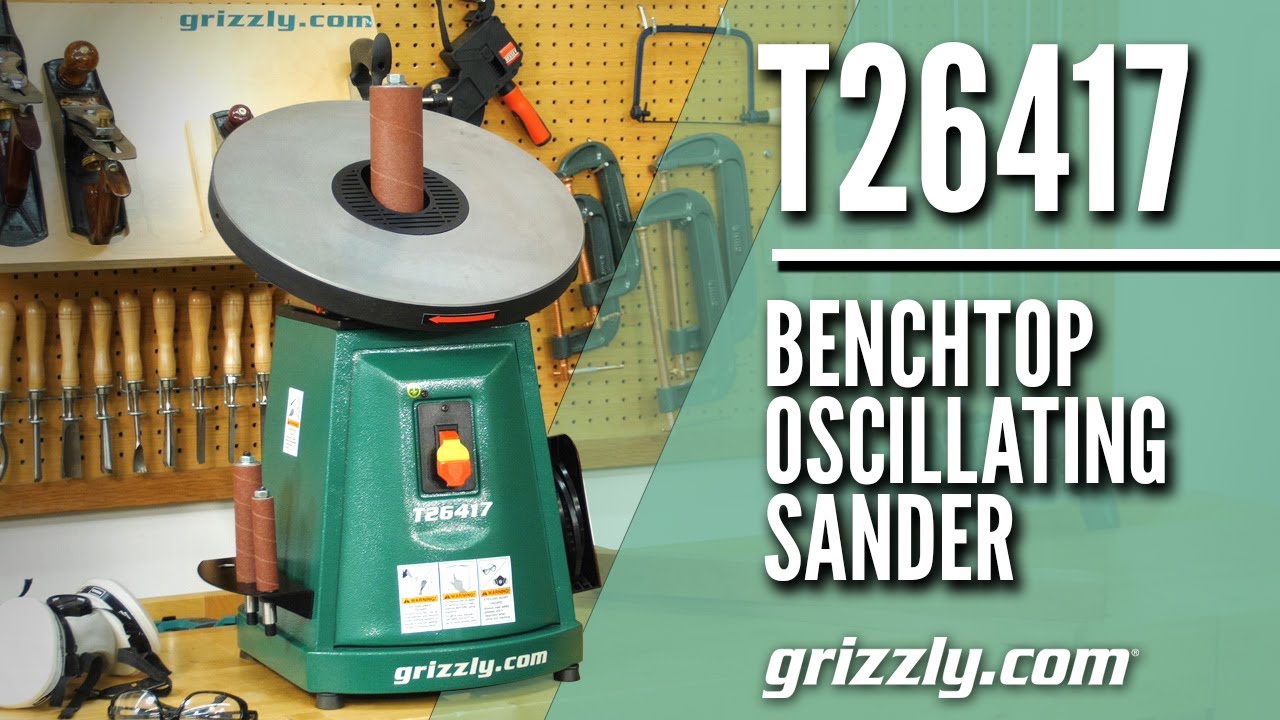 *DISCO Grizzly 1/2 HP Benchtop Oscillating Sander T26417