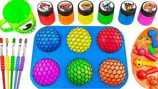Satisfying Video L Diy How To Make Colorful Mega Balls Mixed Sprunki Oddly Slime Form Icecream Asmr