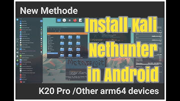 Install kali nethunter in android 11/12 2021, K20 Pro with custom kernels
