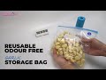 Food vacuum storage bag  seal up your garlic keep it fresh longer  prevent odours in your fridge