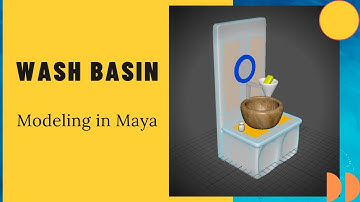 Wash Basin Modeling in Maya | Maya Software Beginners tutorial | With Texture | Part 3