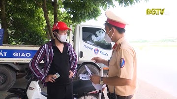 Xử lý vi phạm tốc độ trên quốc lộ 31 qua địa bàn huyện Lạng Giang