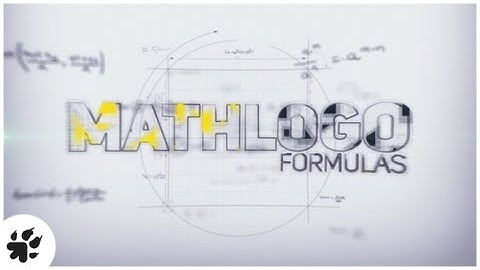 Math Formulas Logo Reveal | After Effects Templates | Videohive