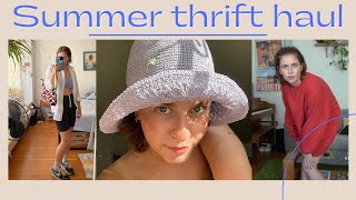 Summer 2021 thrift haul (in which I nearly lose everything)