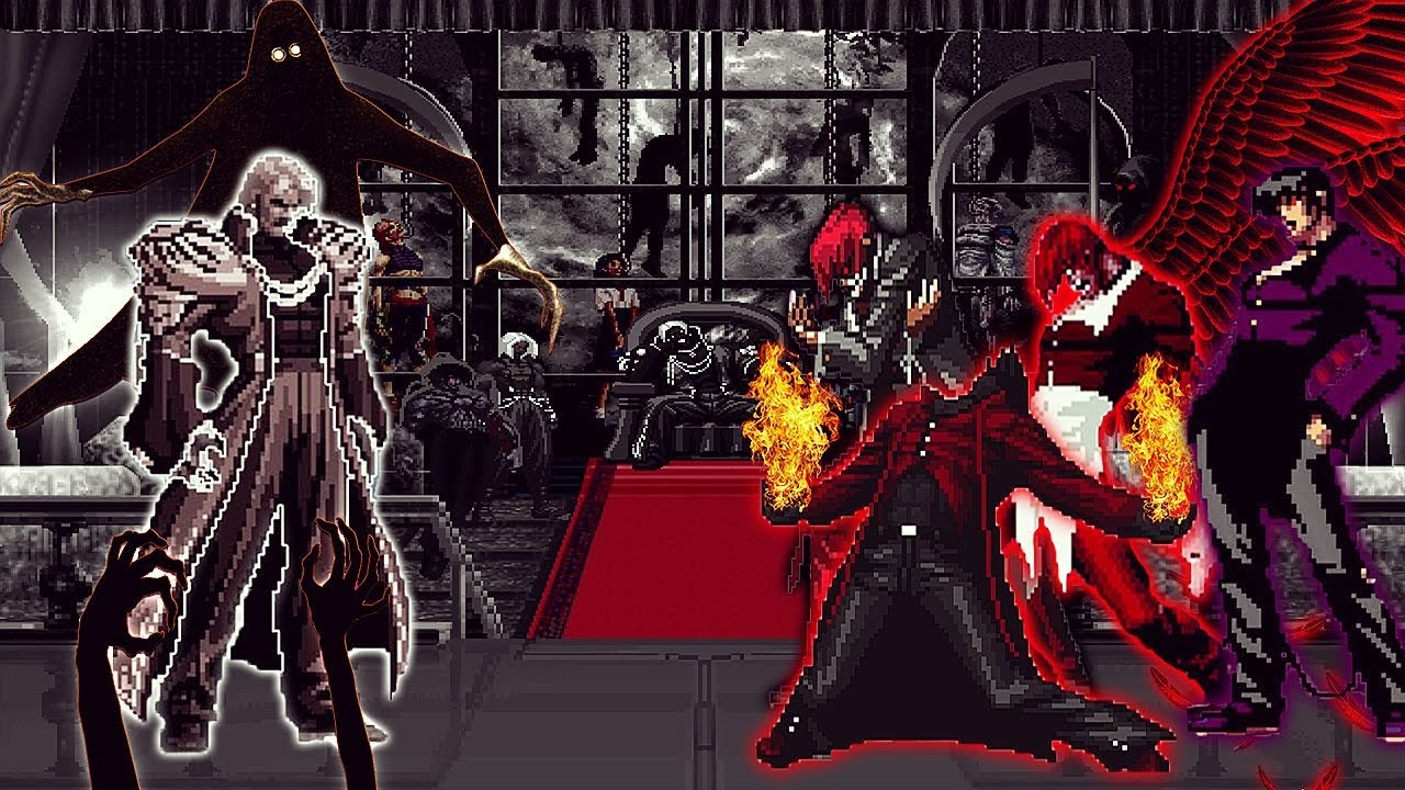 [KOF Mugen] New Final Rugal Vs Iori Yagami Team - YouTube