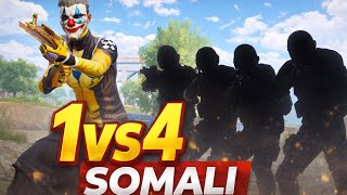 1vs4 somali ah || 🔥🇸🇴 || #pubg #public #fyp