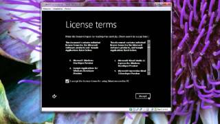 Windows 8 prebeta installation process