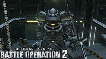 Mobile Suit Gundam Battle Operation 2 - Gouf Flight Type (LV1) ALL MOVES