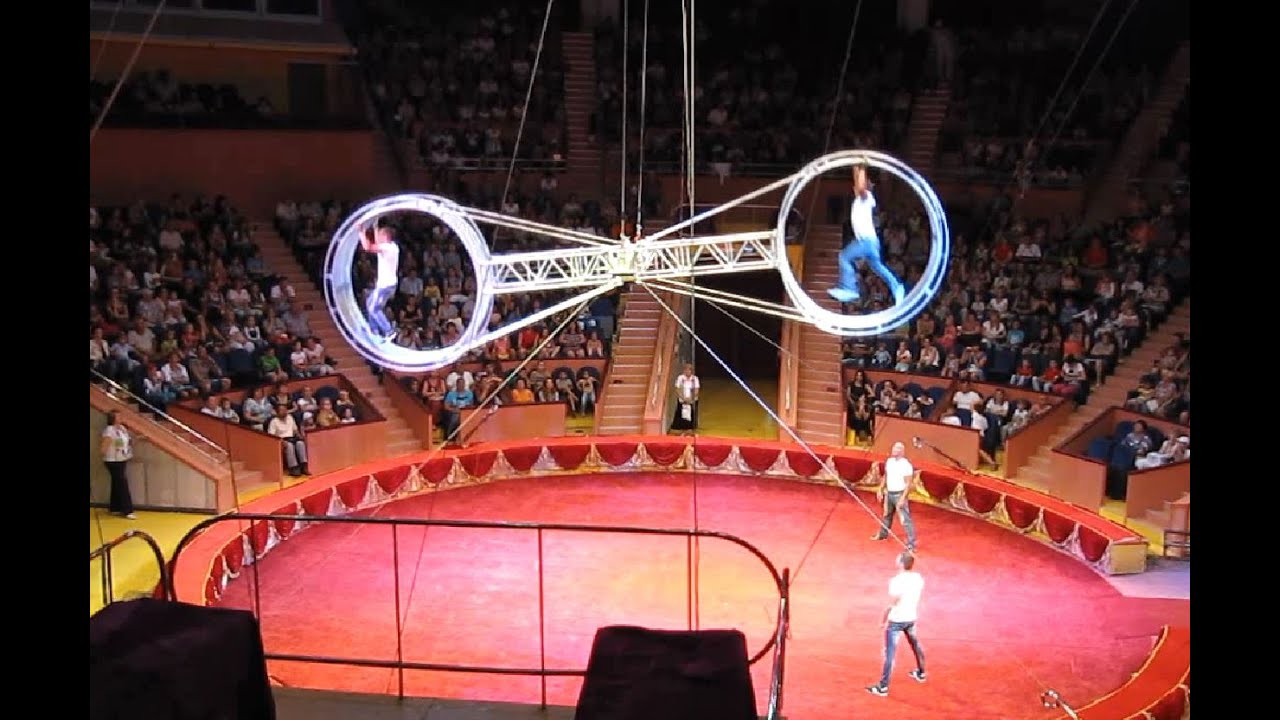 АДЛЕР-СОЧИ. АКРОБАТЫ В ЦИРКЕ. КОЛЕСО СМЕРТИ.