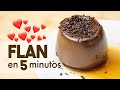 FLAN de CHOCOLATE en MICROONDAS 🍮  | en 5 minutos