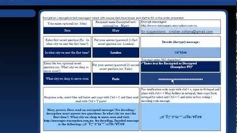 Online Text Messages Encryption
