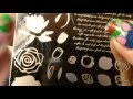 Clear jelly stamper plates demo and mani