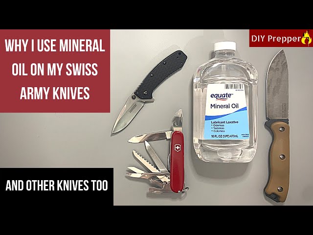 Mineral oil protects knives and helps me poop? 