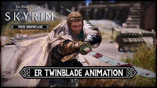 COOL ANIMATIONS FOR TWINBLADES! | MCO ADXP | Precision 0.4 | Skyrim AE/SE: Mod Showcase!