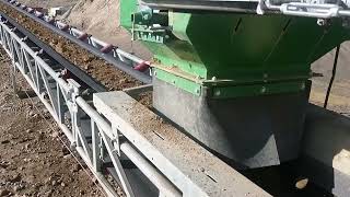Manutention De Granulats Par Convoyeur À Bande Tecnitude