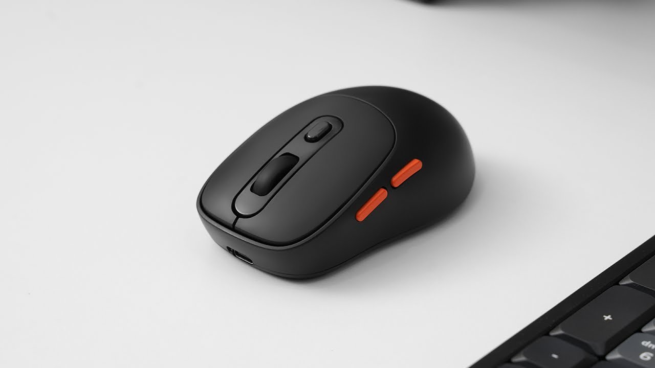 Chuột Văn Phòng Không Dây Hyperwork MS01 Mini Silentium (Bluetooth / Wireless 2.4Ghz / TypeC)