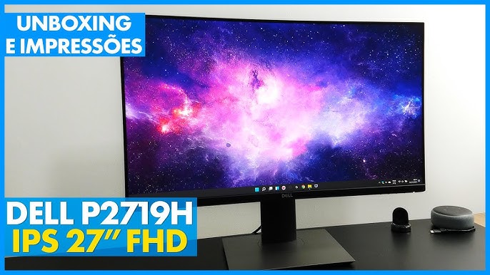 Dell P2719H 27" IPS Full HD Monitor #Unbox - YouTube