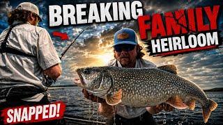 Taking a Old Family Heirloom Lake Trout Fishing! #oldschool #laketroutfishing