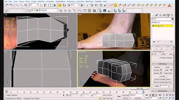 3ds Max Tutorial - Human foot model (1/3)