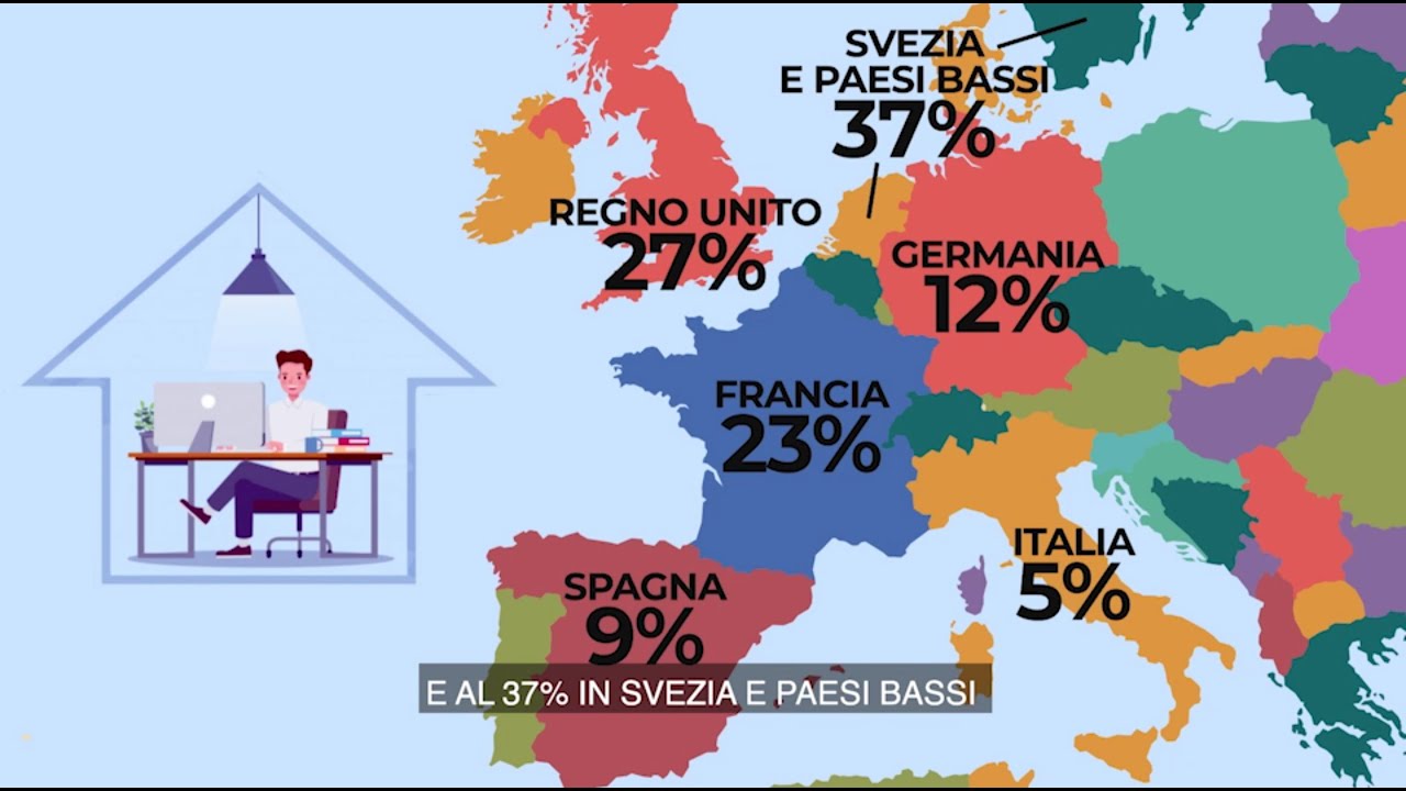 Smart working, le differenze in Europa. E cos’è il south working?