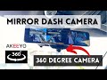 Comment installer une dash cam miroir avec camra 360  akeeyo akyv360st