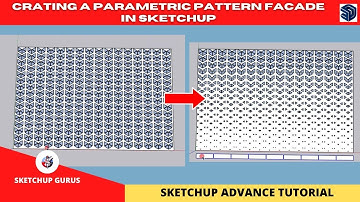 sketchup tutorial / create parametric wall in sketchup / vertex tool