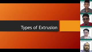 Extrusion Manufacturing Processes