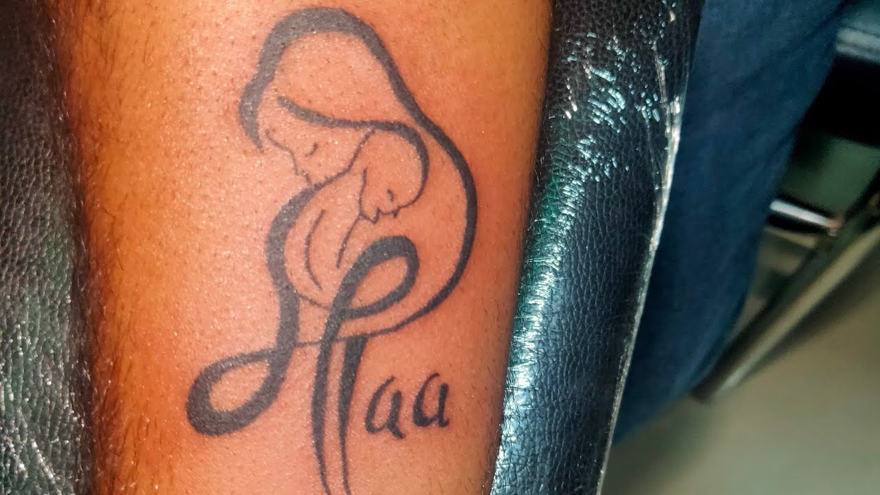 Trending Maa Paa Tattoo Design