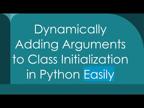 Dynamically Adding Arguments