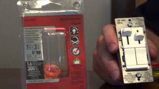 Light and Fan Speed Control for a Ceiling Fan