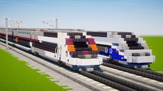 Minecraft TGV Duplex High Speed Train Tutorial