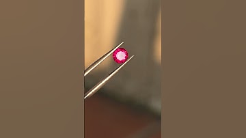 Natural Ruby Quỳ Châu, Nghệ An màu huyết bồ câu đẹp nhất của Ruby nặn 1,65cts