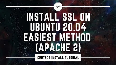 Install SSL on Ubuntu 20.04 (EASIEST METHOD)