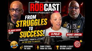The RobCast PodCast Ep  7  B-Phlat and Rodney Johnson make you wanna laugh, seriously.