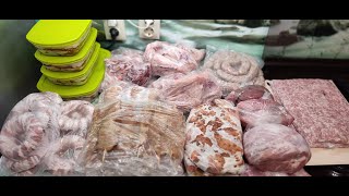 видео: Заготовка мясных полуфабрикатов в морозилку/Preparation of semi-finished meat products in thefreezer картинка: Заготовка мясных полуфабрикатов в морозилку/Preparation of semi-finished meat products in thefreezer