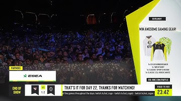 LIVE: FaZe Clan vs. G2 Esports - ESL One: Road to Rio - Lower Bracket Final - EU