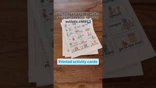 Information Items needed to make a visual schedule for your autistic child ⬇️ News